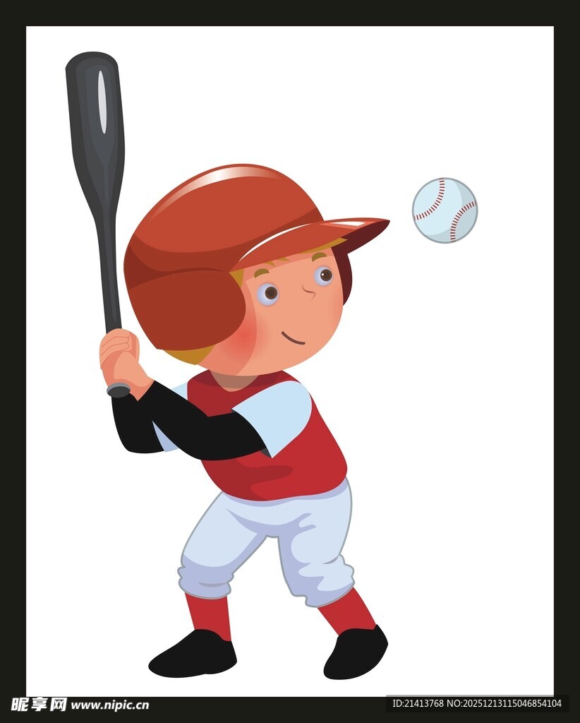 准备击球的小棒球运动员