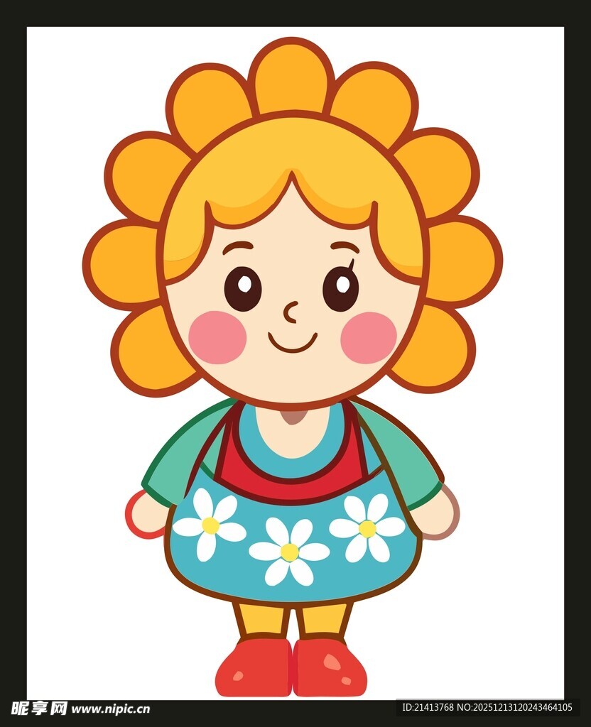 可爱卡通女孩形象