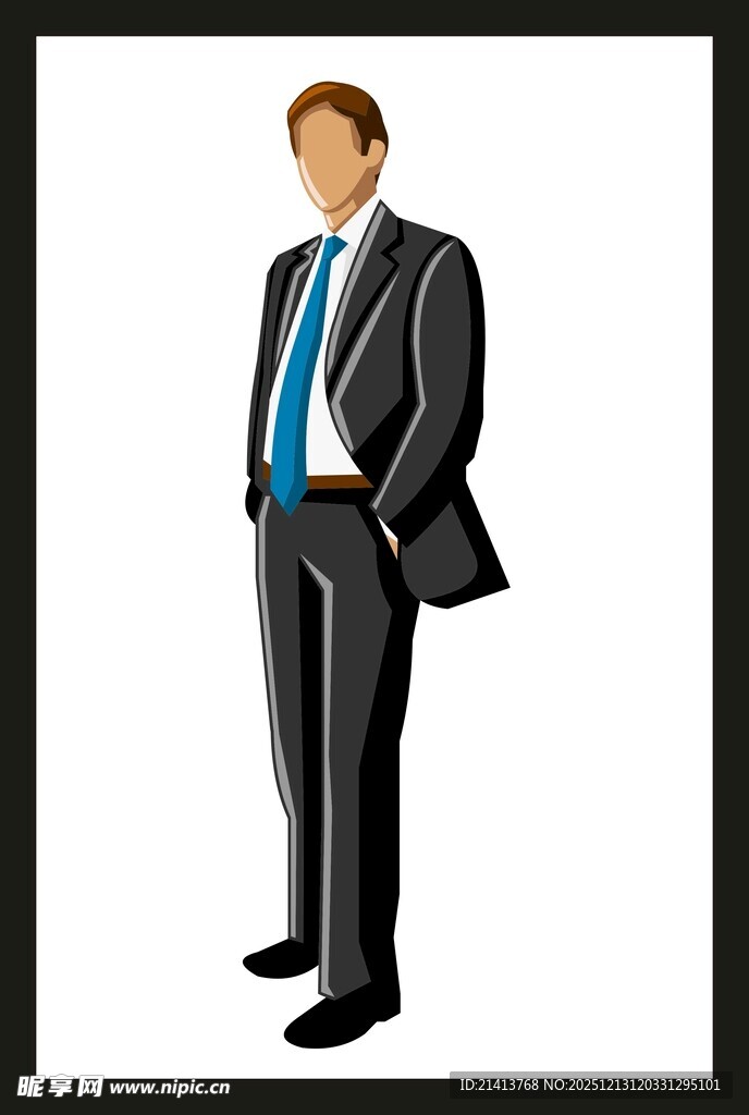 商务男士形象