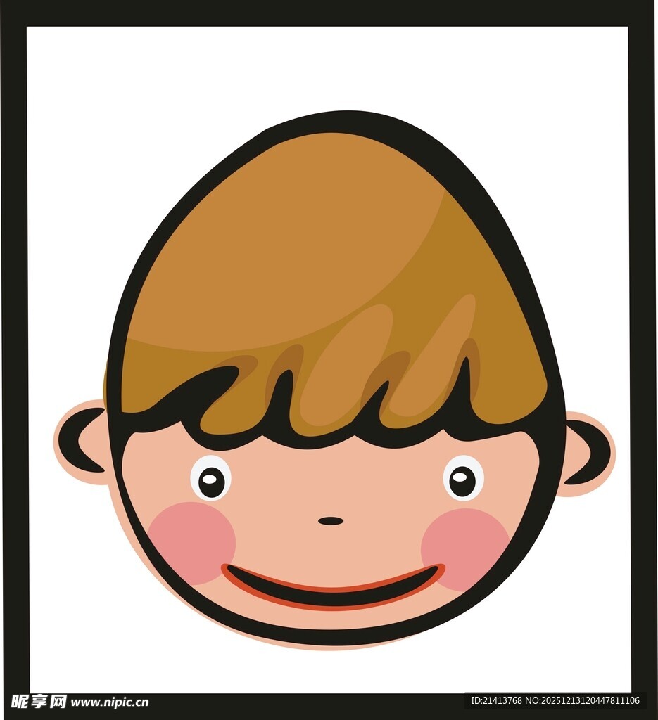 卡通小男孩头像