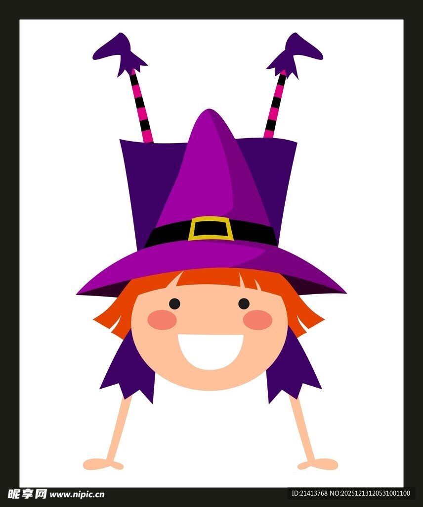 可爱小女巫装扮形象