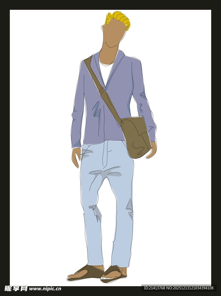 时尚男士休闲装搭配展示