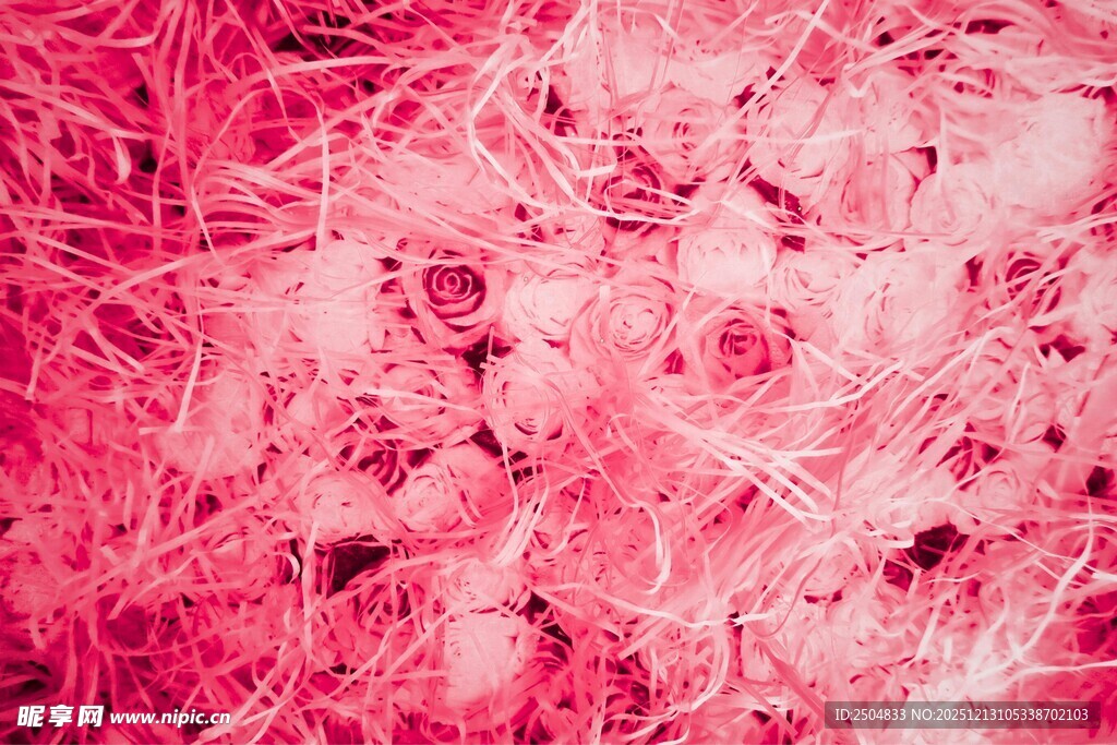 粉色毛绒质感纹理背景
