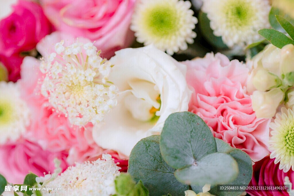 缤纷多彩鲜花组合