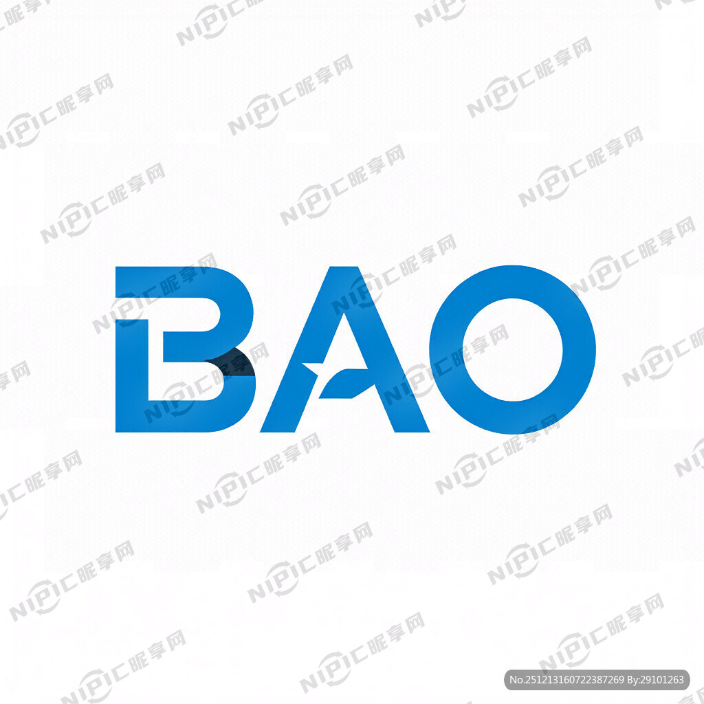 把BAO设计成LOGO