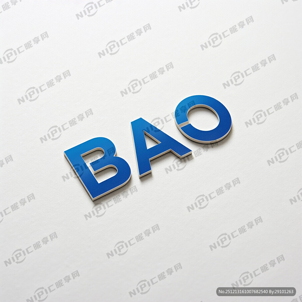 把BAO设计成LOGO