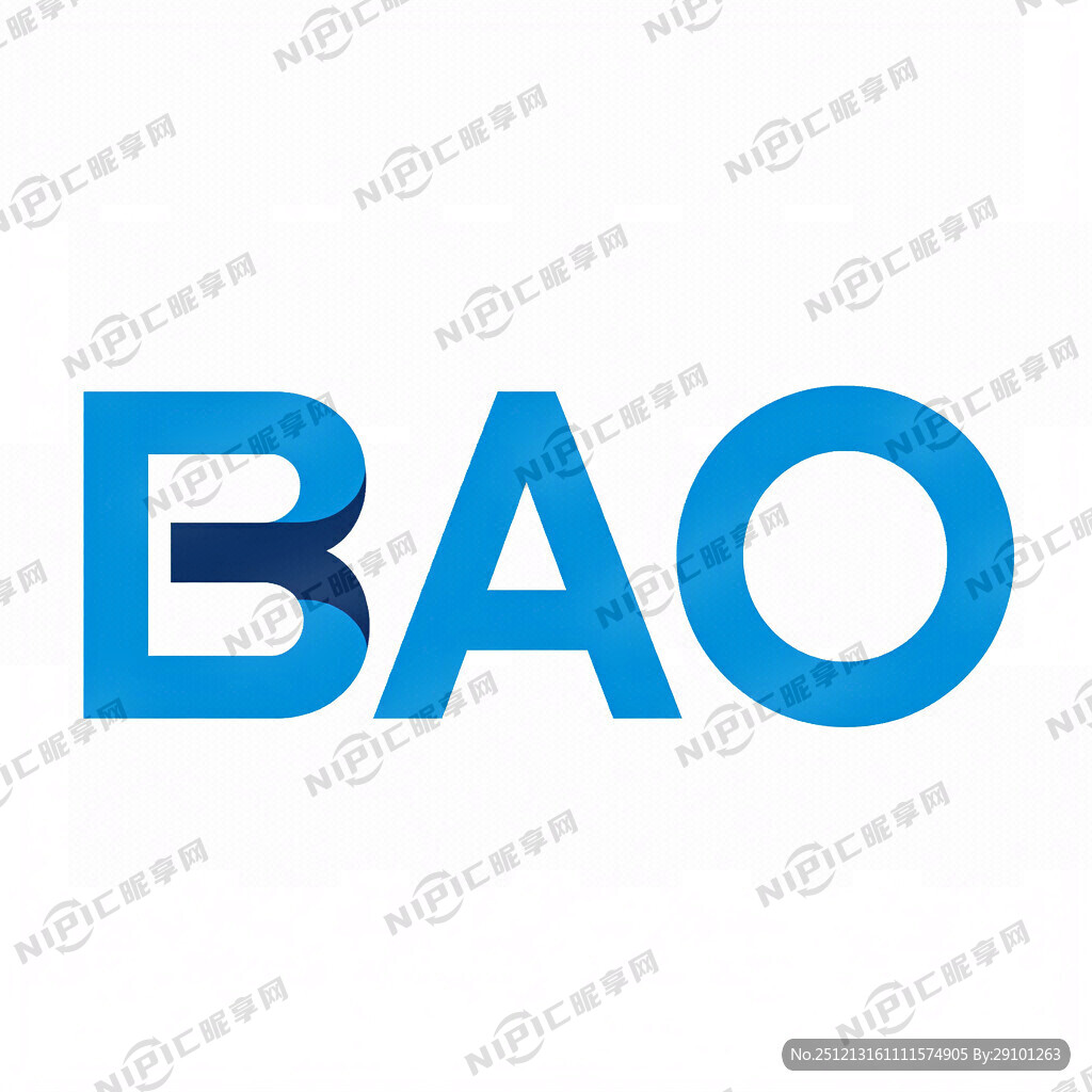 把BAO设计成LOGO