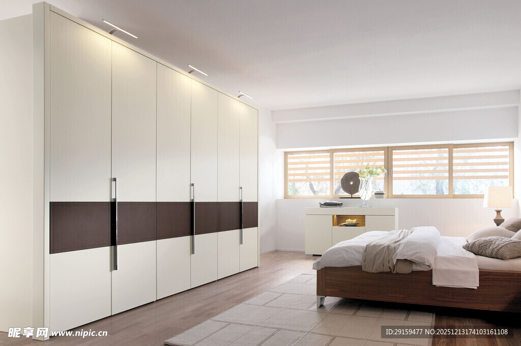 现代简约风格卧室衣柜设计