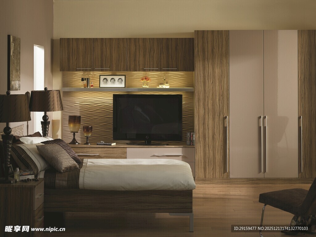 现代简约风格温馨卧室