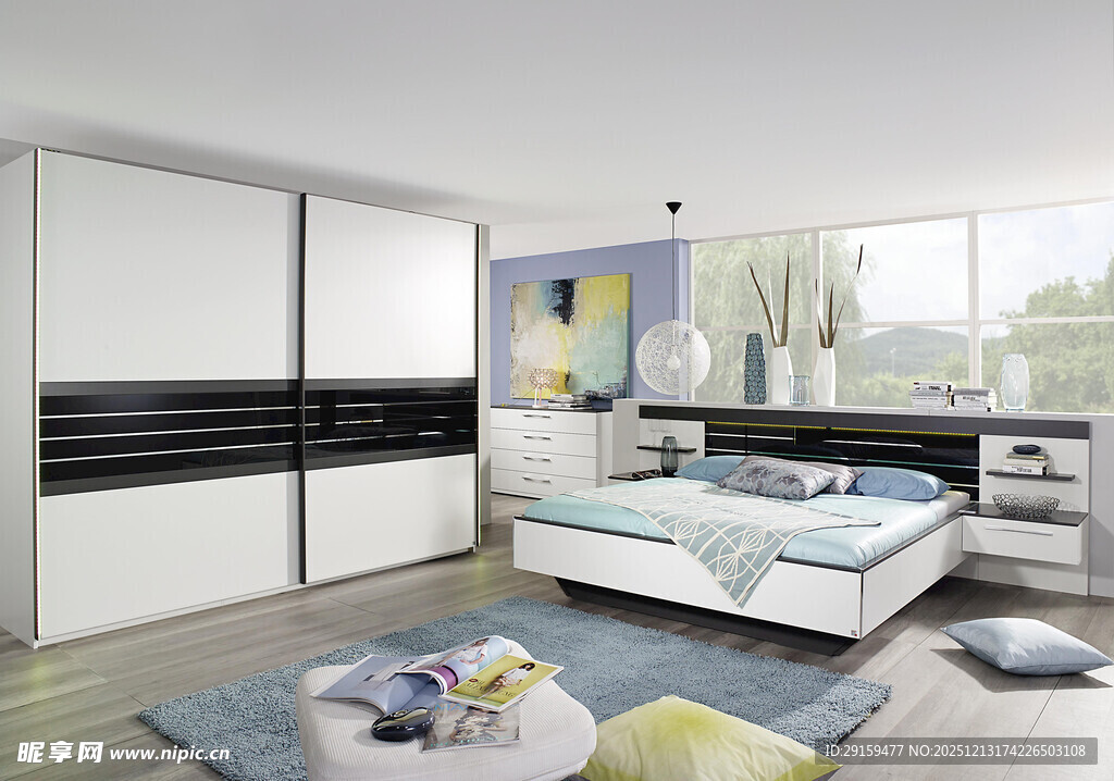 现代简约风格卧室空间