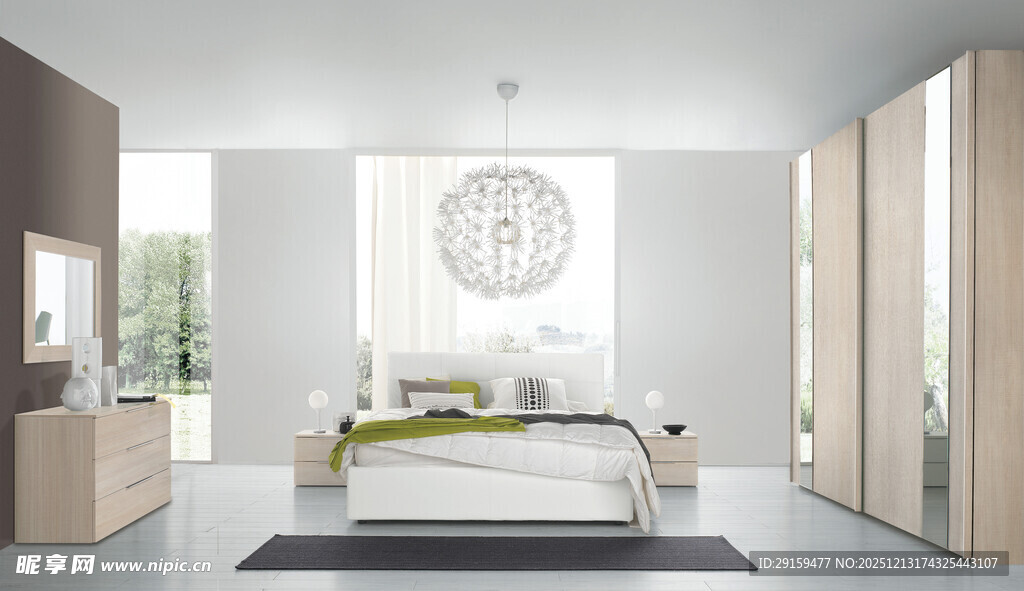 现代简约风卧室一角