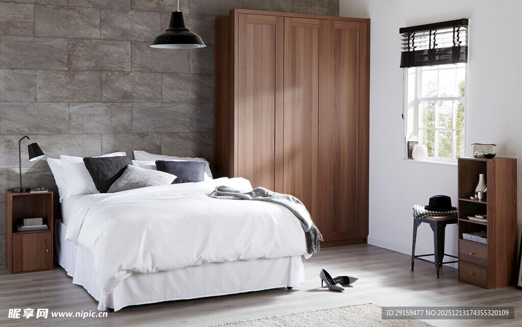 简约现代风格温馨卧室空间