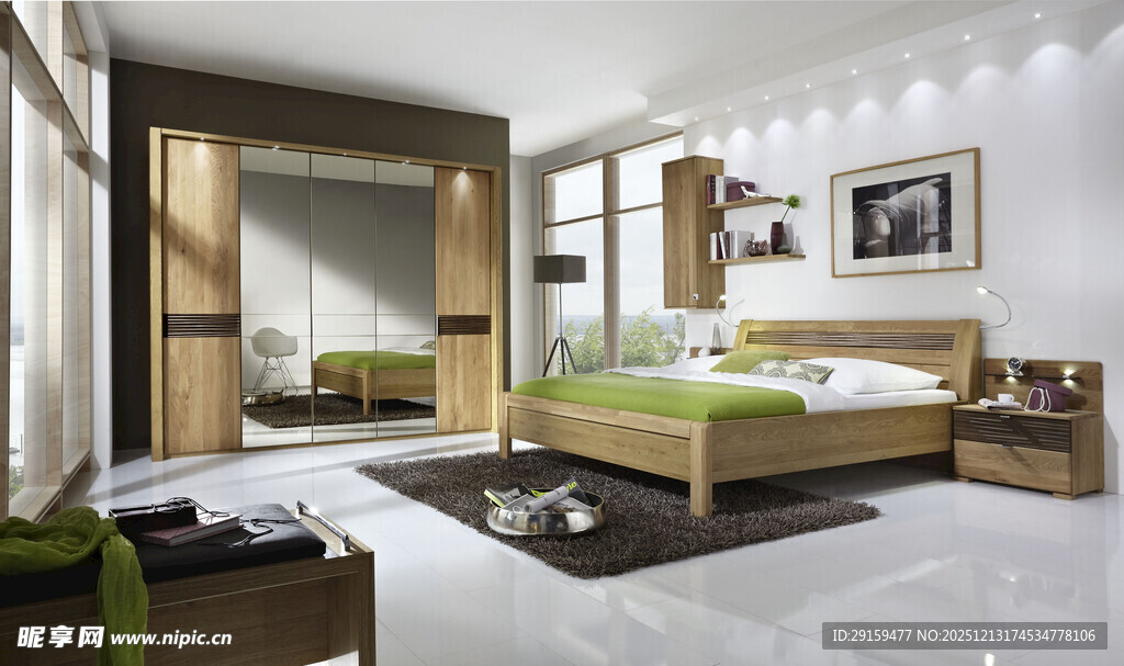 现代简约风格卧室空间