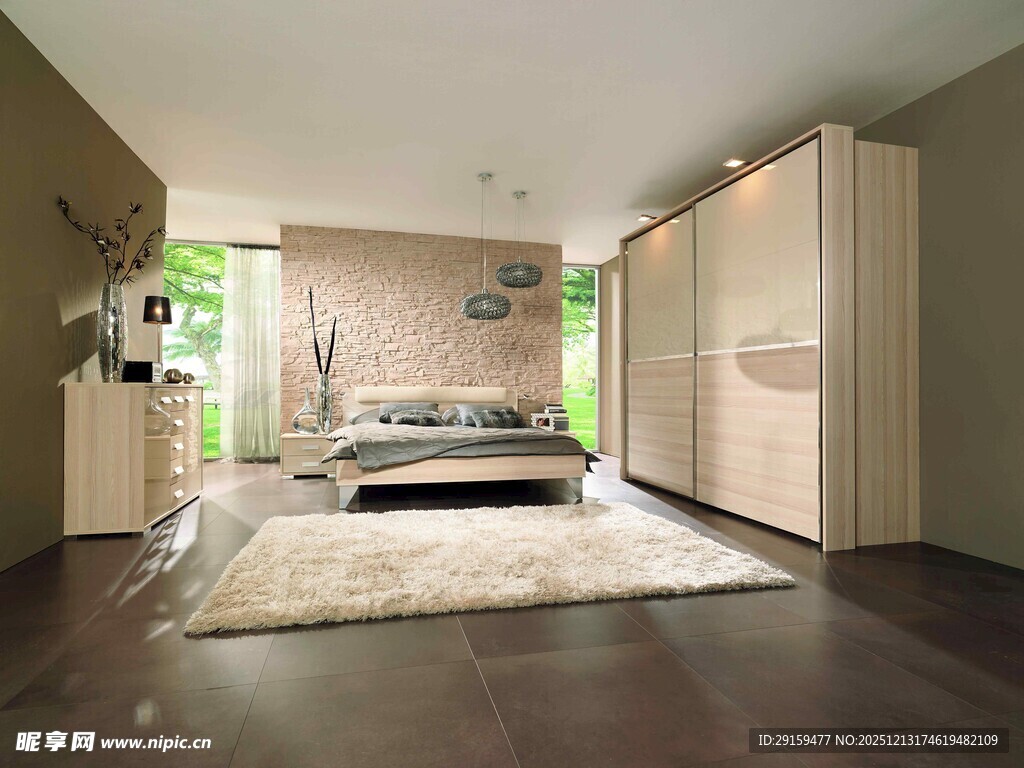 现代简约风格卧室空间