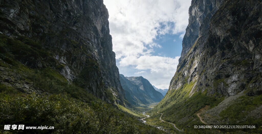 峡谷风光山间美景