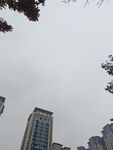 阴天中的城市高楼景观