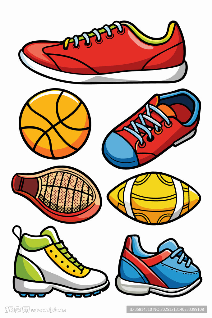 多彩运动装备集合