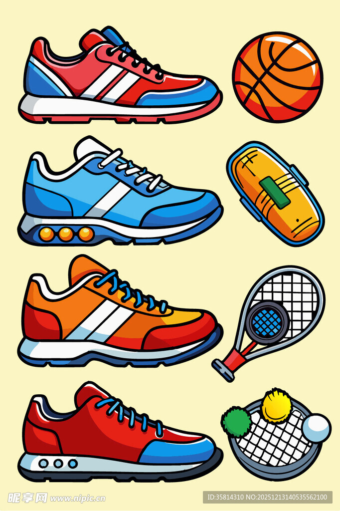 多彩运动装备展示