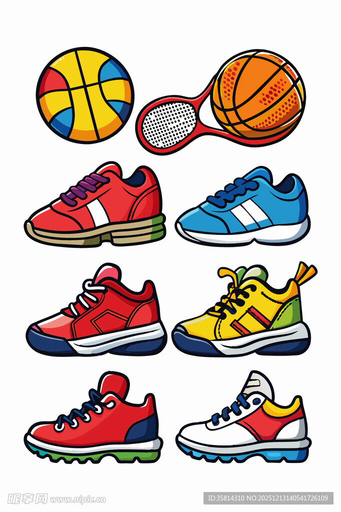 多彩运动装备展示