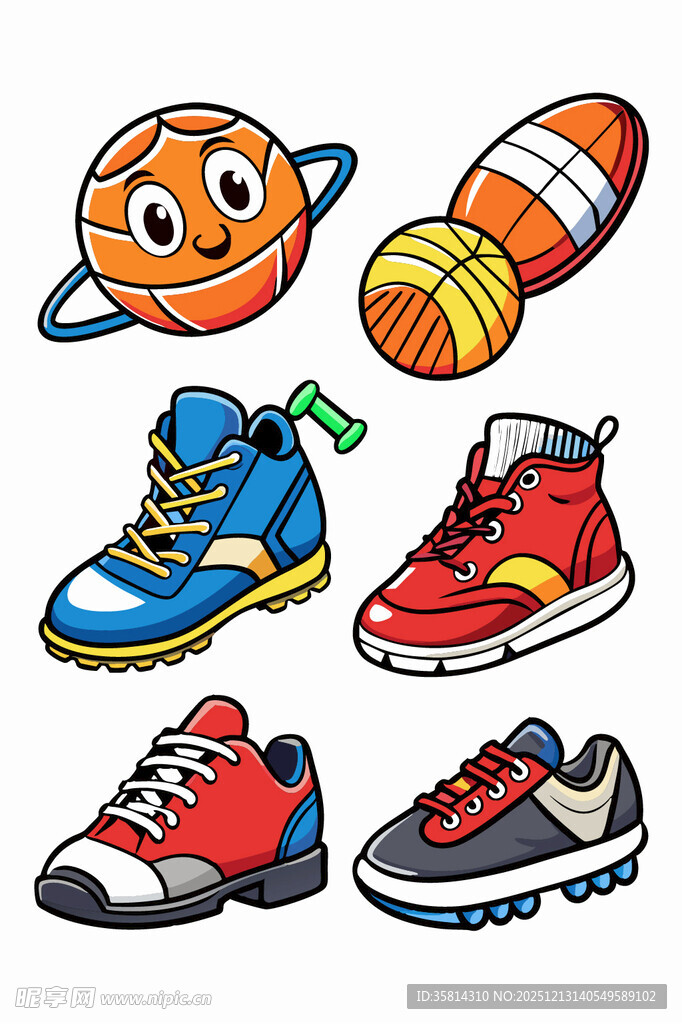 儿童运动装备与趣味球具