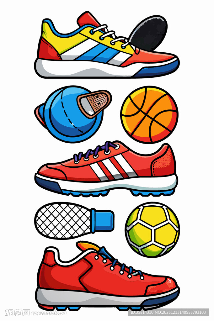 多彩运动装备展示