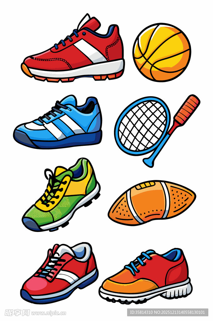 多彩运动装备展示