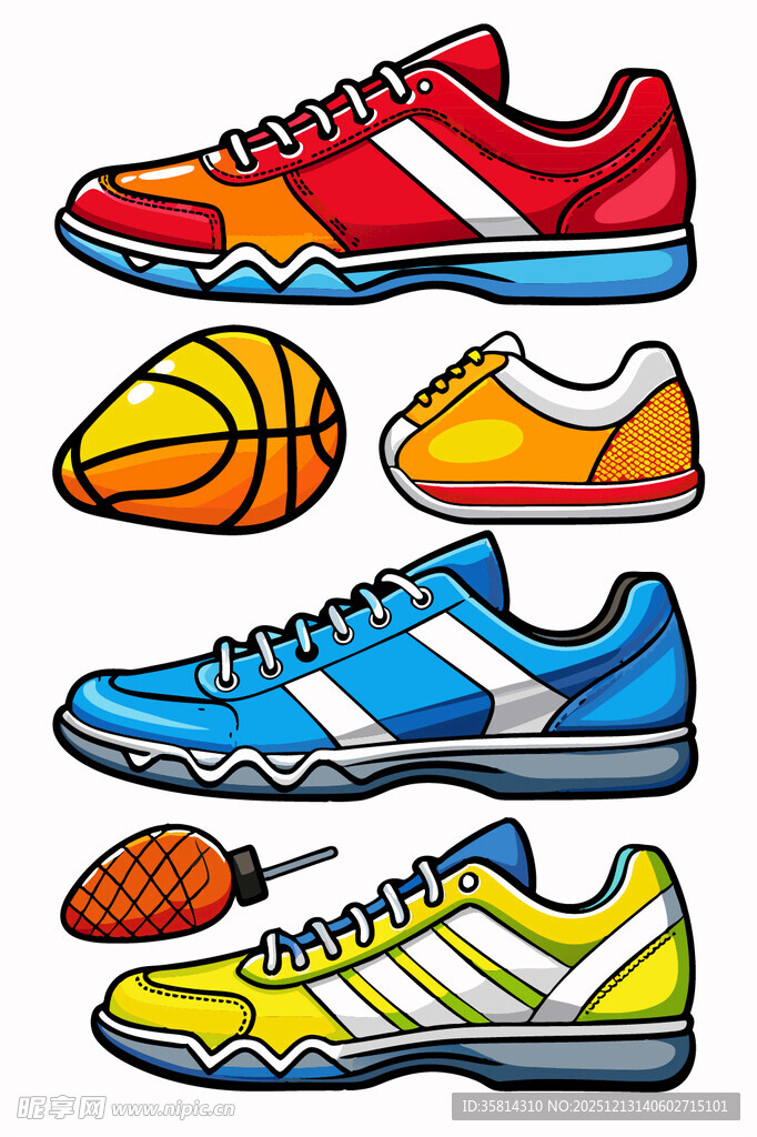 多彩运动装备展示