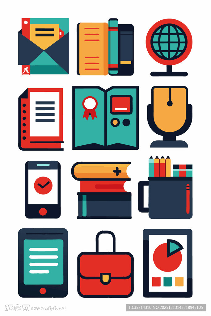 办公与商务用品集合