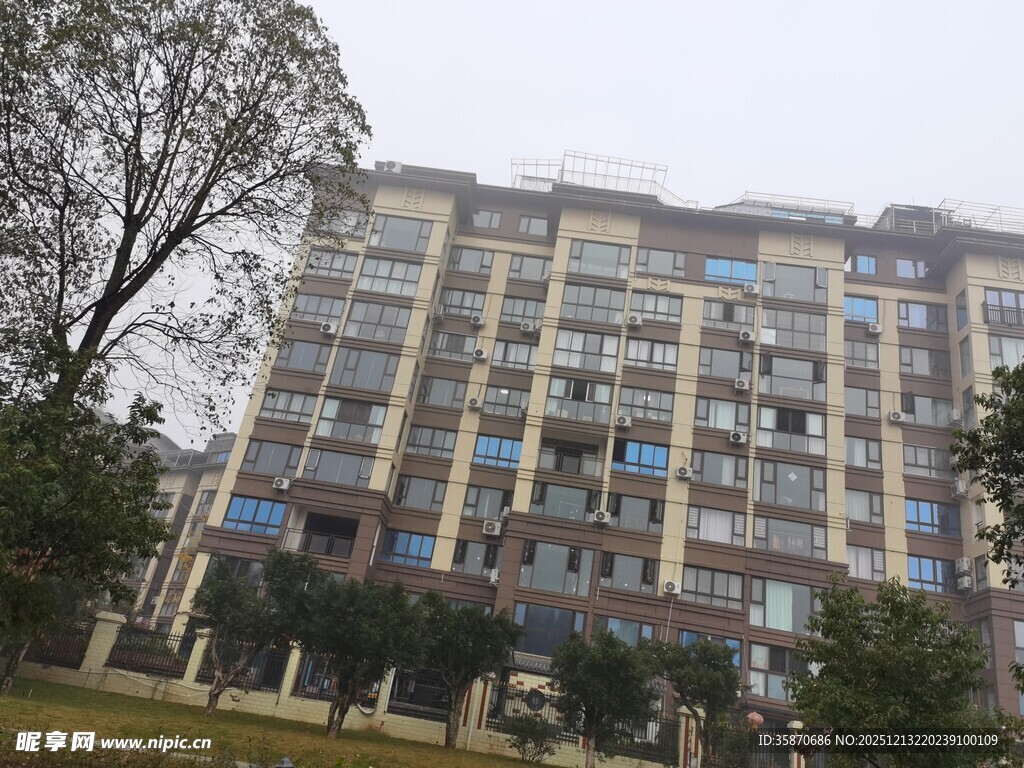 多层住宅建筑外观景观