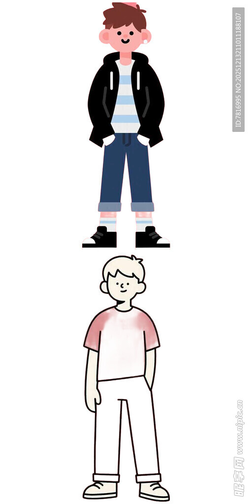 时尚男孩穿搭展示