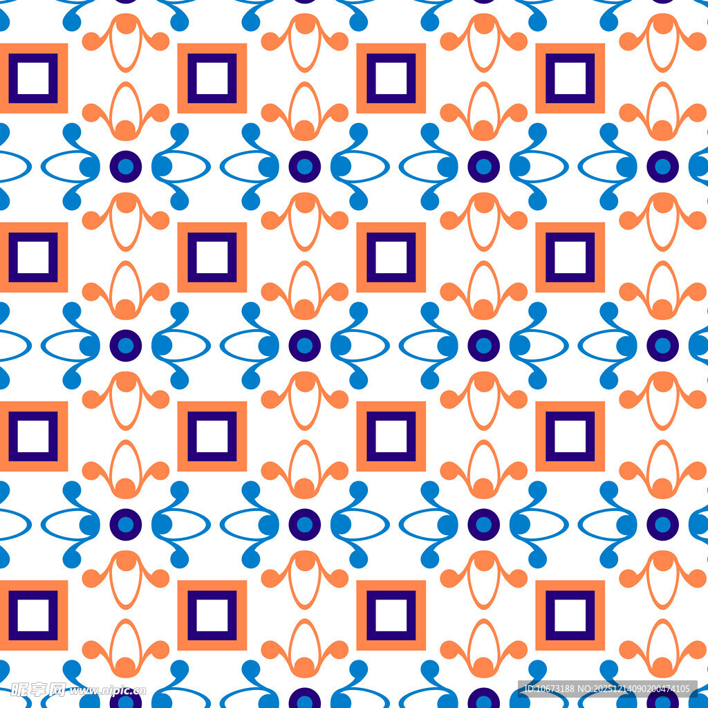 几何图案无缝装饰花纹