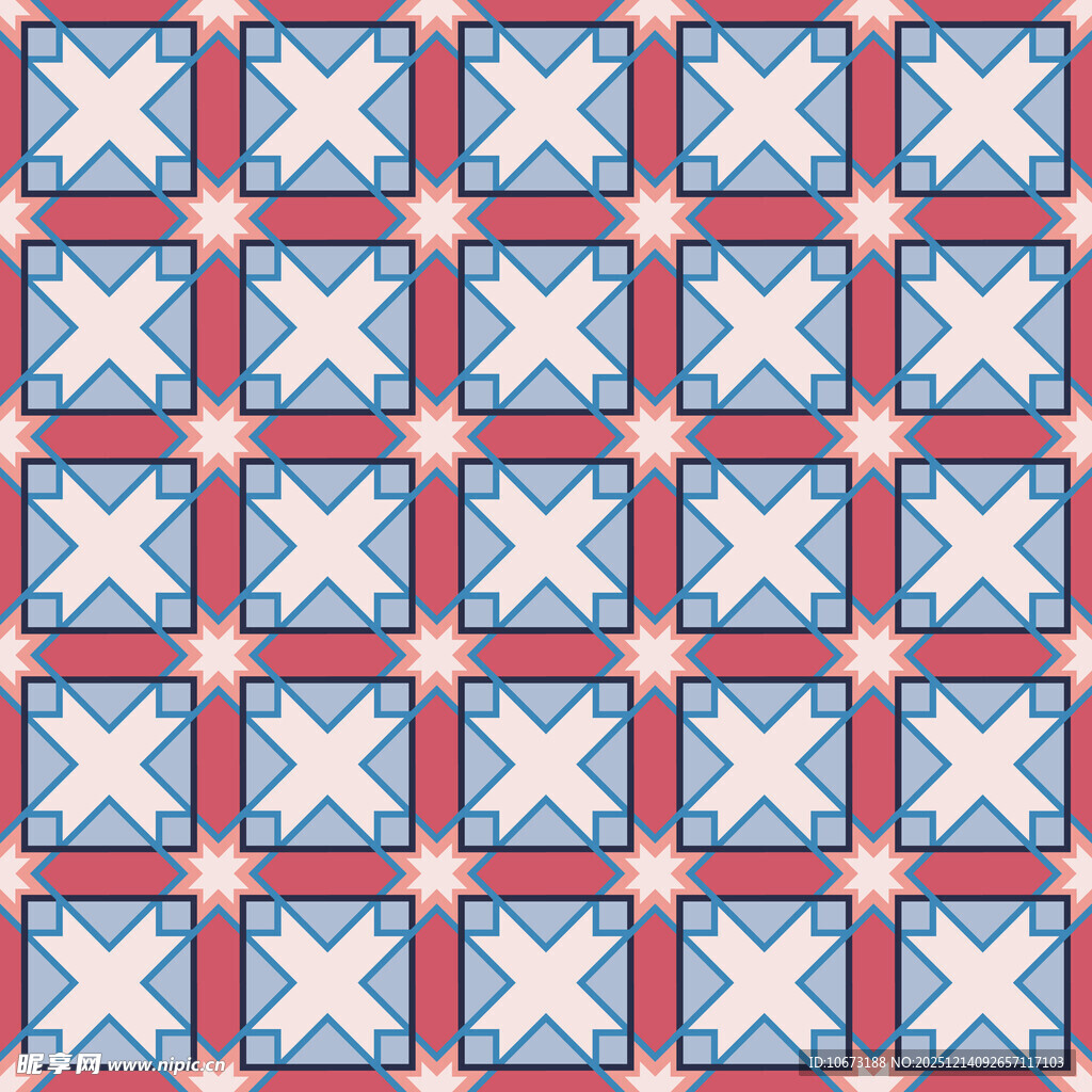 几何图案瓷砖纹理背景