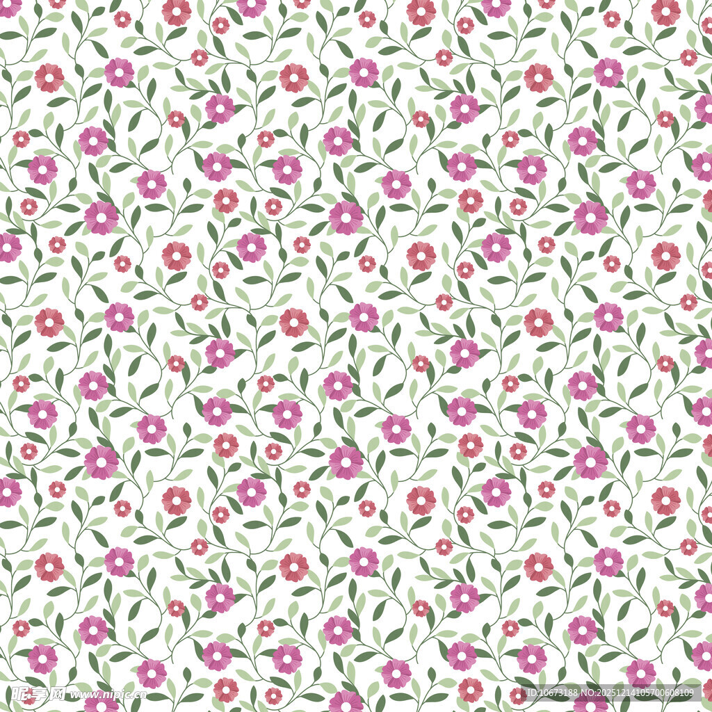 小碎花图案背景纹理