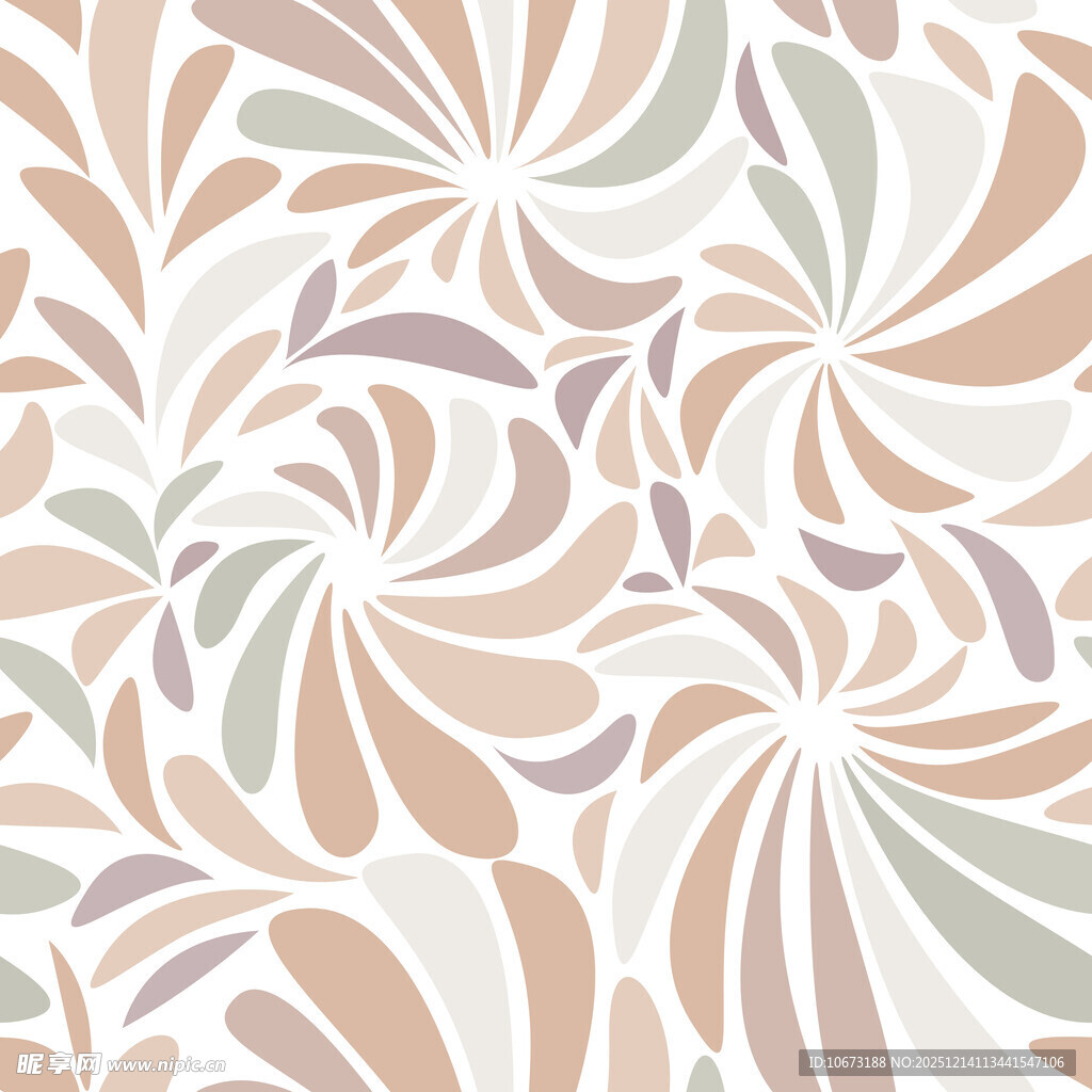 抽象花卉几何图案纹理