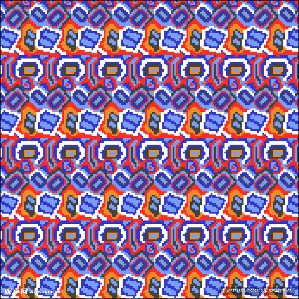 多彩几何图案纹理背景