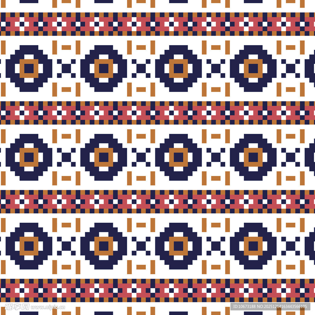 民族风几何图案装饰纹样