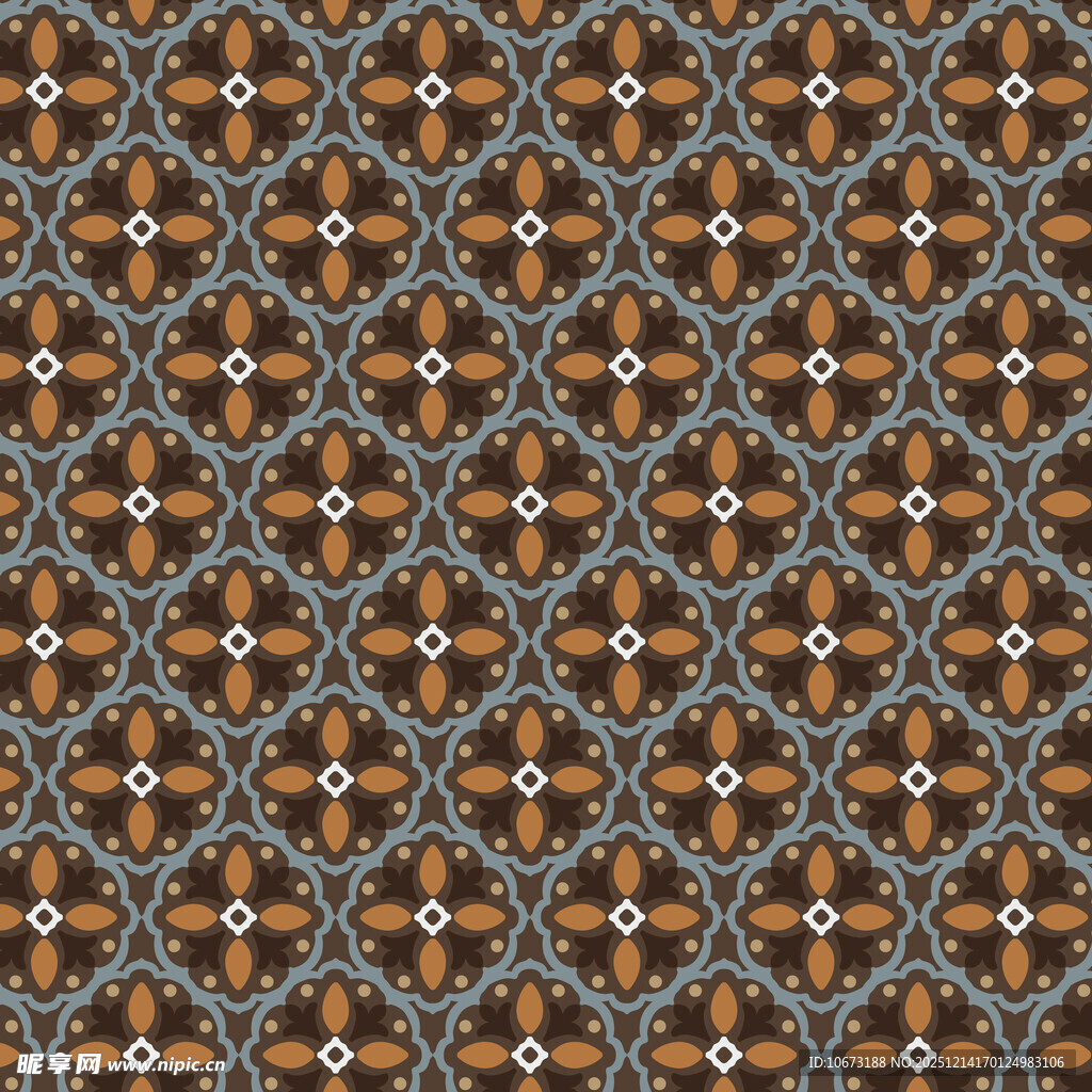 复古几何花纹图案背景