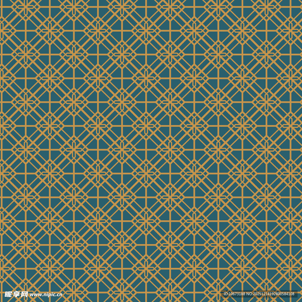 蓝黄几何图案无缝背景