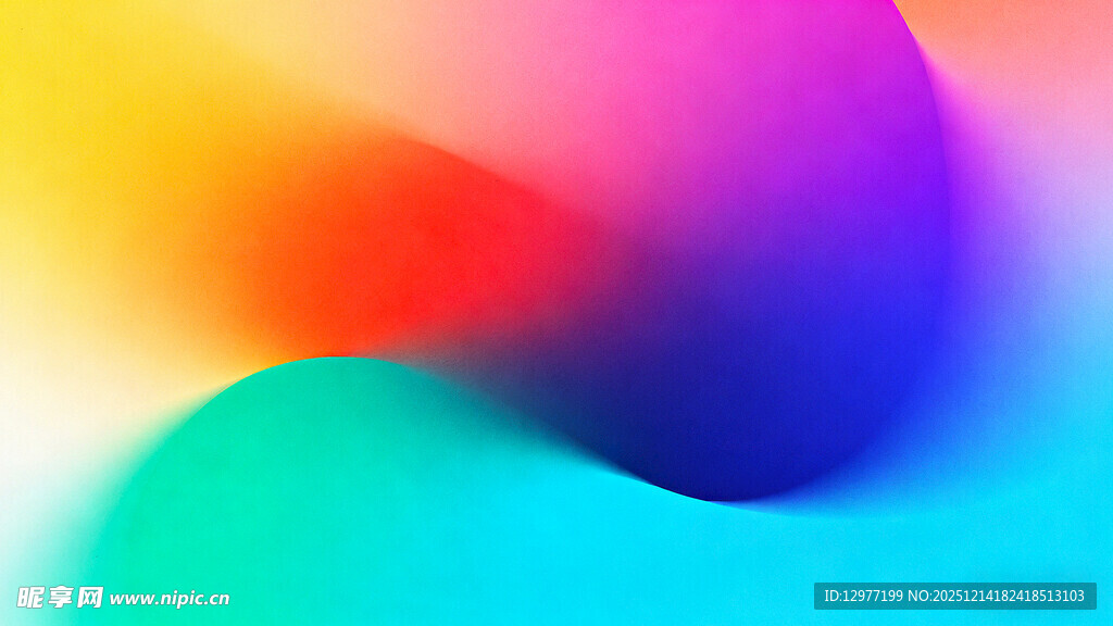 绚丽多彩流体艺术背景