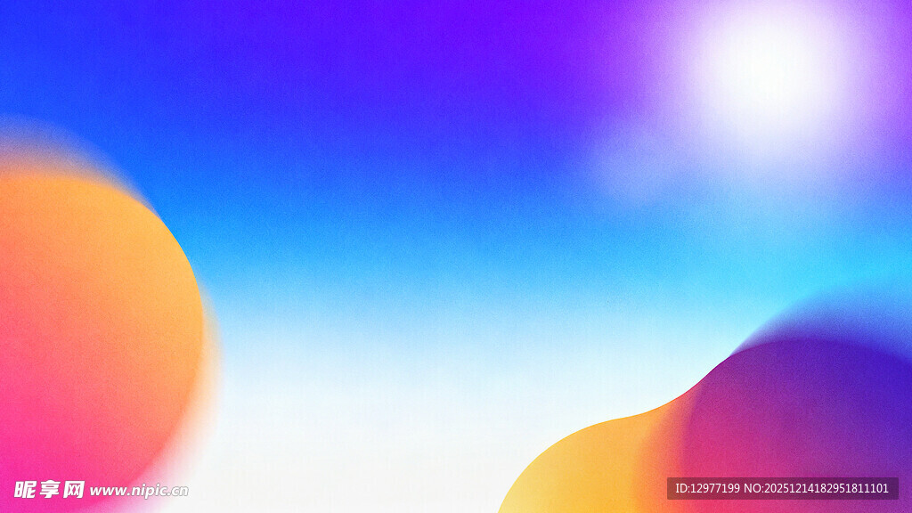 梦幻渐变色彩抽象背景图