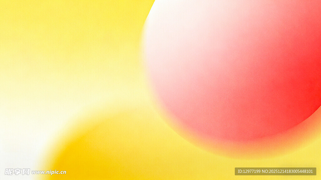 渐变色彩的梦幻球体