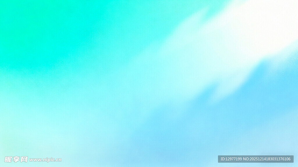 蓝绿渐变梦幻背景图