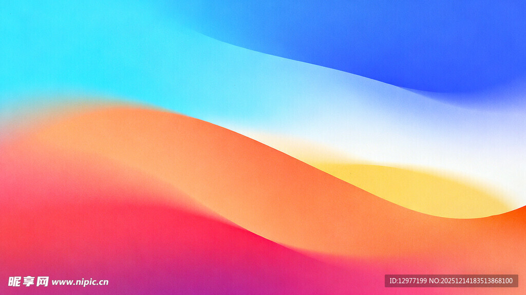 多彩渐变流体背景图案