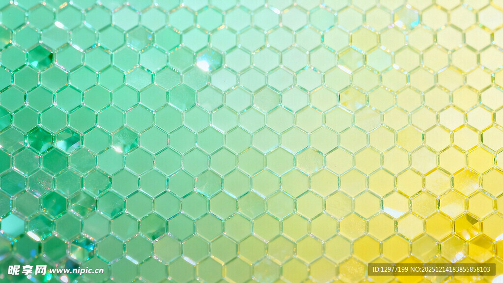 渐变蜂巢背景纹理图