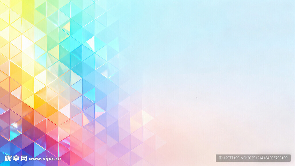 多彩几何渐变背景图
