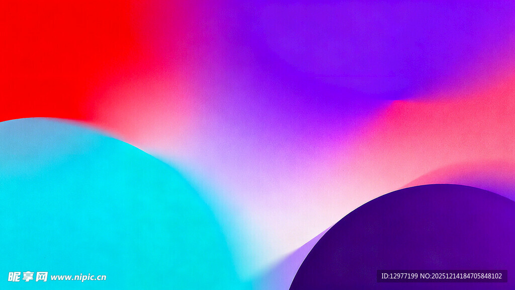 多彩渐变抽象流体图案