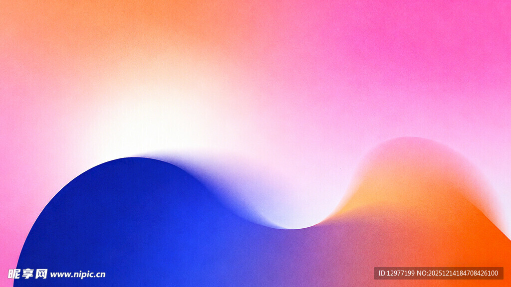 梦幻渐变流体背景图案