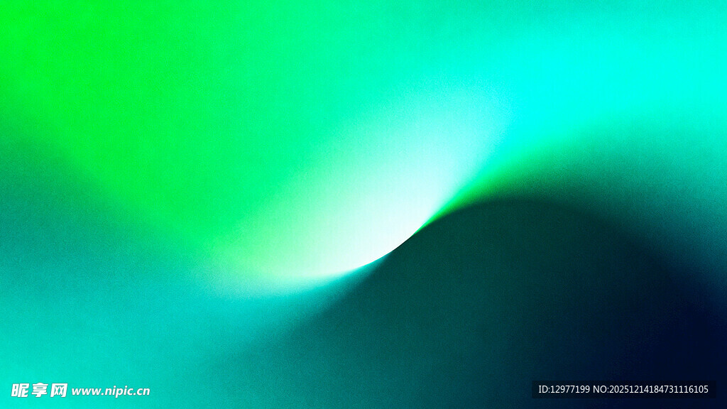 渐变绿蓝抽象背景图案