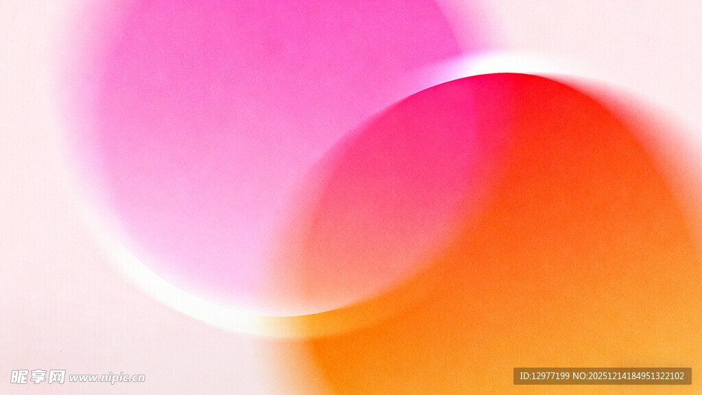 梦幻渐变彩色光晕背景