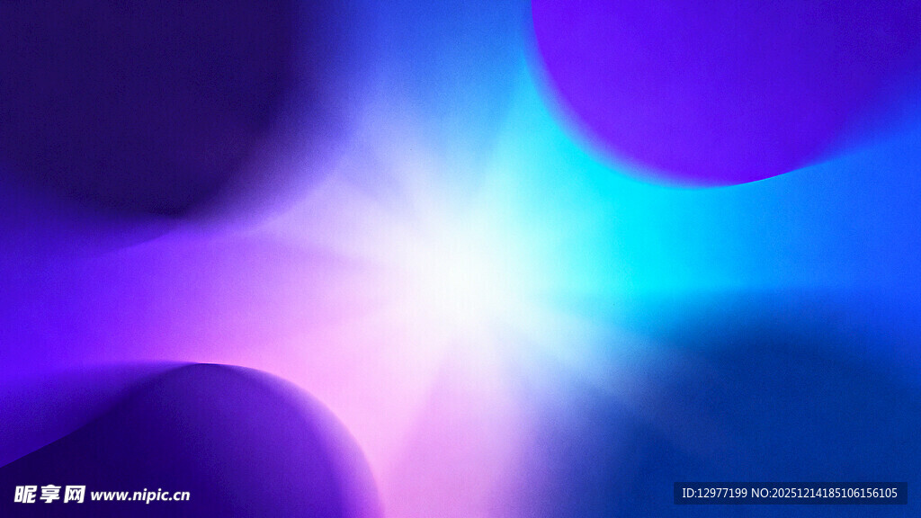 梦幻渐变炫彩光影背景